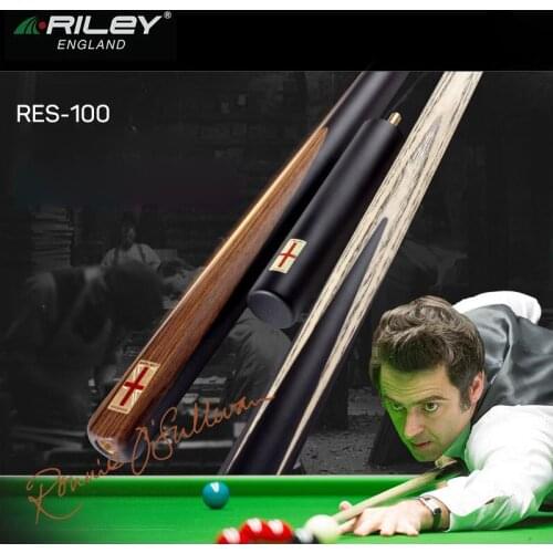 RILEY RES-100 3/4 Snooker Cue For Competition High-end Billiard Cue Kit Stick with RILEY CC-SR1 Case 9.5mm Tip with Extension