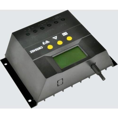 Solar Charge Controller20/30/40/50/60A Solar Panel LCD Screen Display PWM Charging Suitable for lead-acid cell,Switch