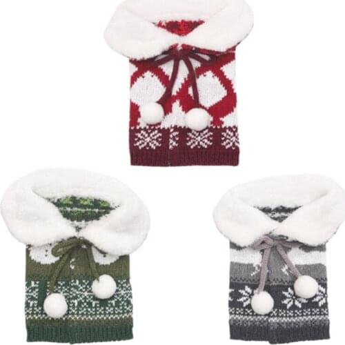 Champagne Bottle Lid Wine Bags Christmas Red Wine Bottle Cover Bag For Home Table Christmas Decoration Supplies