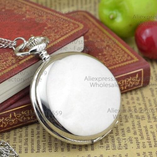Free Shipping Smooth Plane Number Quartz Pocket Watch Charming Pendant Vintage Pocket Watch Gift Watch 3 Colour Wholesale