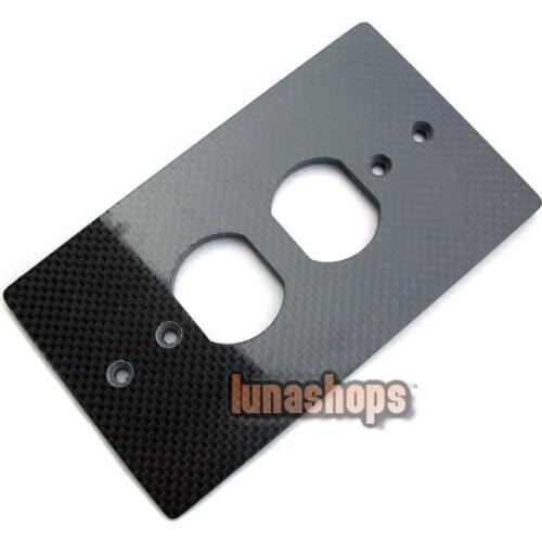LN002349 Black Color ACROLINK US without 2 Power Socket Carbon Panel HiFi Top rated 14.9cm x 8.7cm