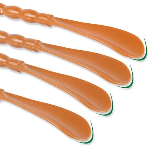 2 In 1 Multifunction Back Scratcher Shoehorn Cucurbit Shaped Anti-Slip Long Handle Shoe Horn Manual Massager Shoe Lifter Tools