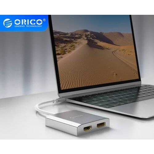 ORICO USB Type C to HDMI/VGA/DP HUB Aluminum Alloy Multifunctional Adapter for laptop Mobile Phone Macbook pro