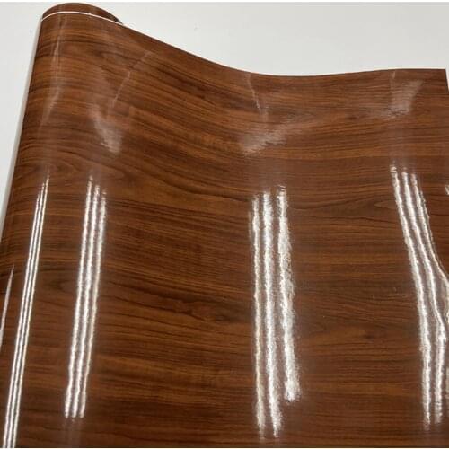 50cm*500cm Self-adhesive Wrap Vinyl Wood Grain Textured Car Internal Stickers Wallpaper Furniture Wood Grain Film Car Decoration