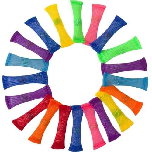 10PCS Mesh Marble Ball Kids Adult Sensory Fidgets Toys Stress Relief Calmness Toy for Autism ADHD Special Needs Therapy Tools