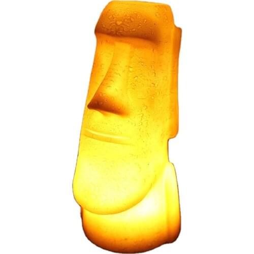 Nordic Polyresin Abstract Easter Island Giant Home Decoration LED Table Lamp