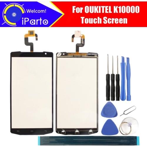 5.5 inch OUKITEL K10000 Touch Screen Glass 100% Guarantee Original Glass Panel Touch Screen For K10000+tools+Adhesive