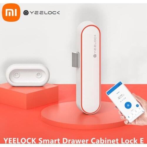 Original Youpin YEELOCK Smart Drawer Cabinet Lock Keyless Bluetooth APP Unlock Anti-Theft Child Safety File Security
