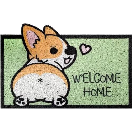 Protective Bathroom Mat Floor Rug Door Kitchen Mat Ottoman Silk Circle Entrance Mat Household Carpet Furniture Component