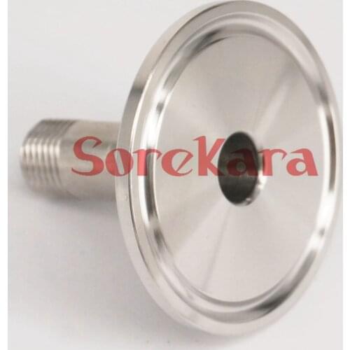 1/4" BSP Male x 1.5" Tri Clamp 304 Stainless Steel Pipe Fitting Connector For Homebrew