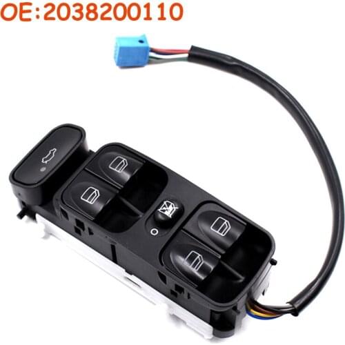 2038200110 A2038200110 2038210679 A2038210679 For MERCEDES SL500 C CLASS W203 C200 C220 Front left Power Control Window Switch