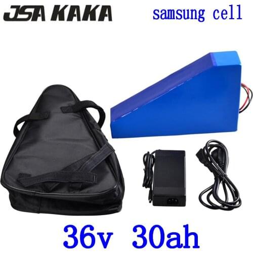 36V 30AH 1000W electric bicycle battery 36v 30ah li-ion battery 36V 30AH ebike battery use samsung cell with 42V charger+bag