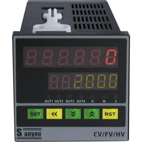 CV7S-PS61 PS61T CV7S-PS62 PS62T Double row display counting / speed counter meter