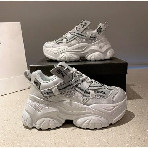 Designer Sneakers Women Shoes 2021 Fashion Thick Bottom Sport Trainers Platform Sneakers Women Chunky Shoes Zapatillas De Mujer