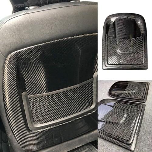 For Audi A3 A4 S3 S4 RS3 RS4 2015-2019 Real Carbon Fiber Car Interior Seat Exterior Modification Accessories