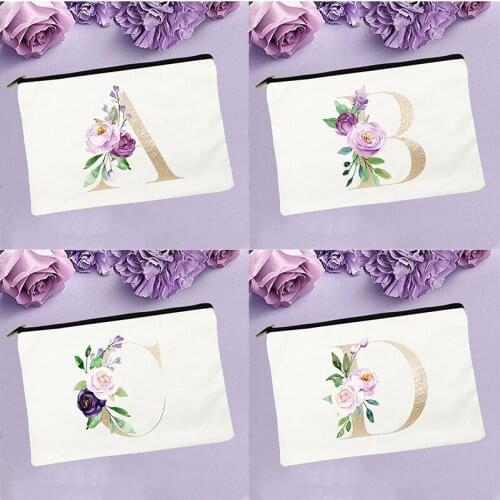 Letter Print Travel Cable Storage Bag Women Toiletries Organizer Pouch Female Cosmetic Case Ladies Makeup Bag Student Pencil Bag