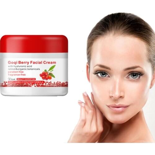 Goqi Berry Facial Cream Anti Wrinkle Whitening Deeply Moisturize Hyaluronic Acid Retinol & Organic Essence Cream Face Skin Care