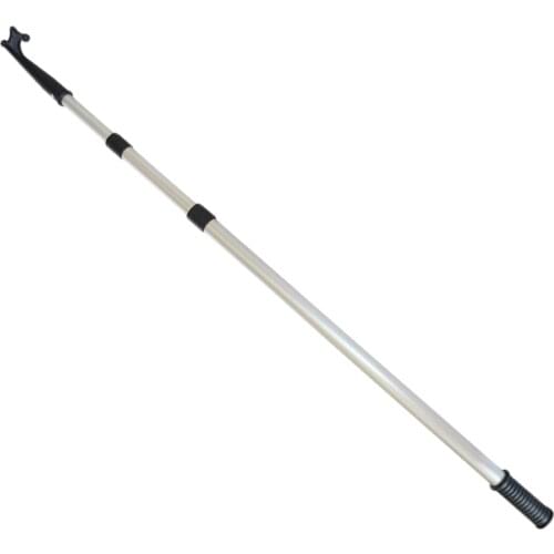 Boat Hook -Telescoping, Floating & Unbreakable - Extends From 42' To 92