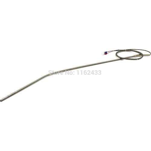 FTARP08 K type 1.5m metal screening cable 500mm flexible probe thermocouple temperature sensor diameter 4mm 5mm 6mm WRNK-191