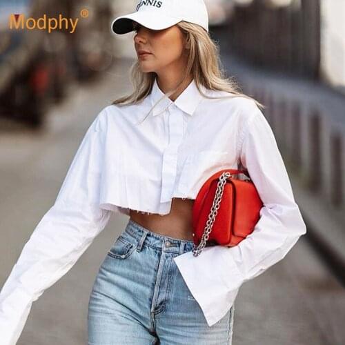 Женские рубашки с коротким рукавом Modphy China At AliExpress