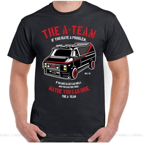 The A Team Van Mens Funny 80s TV Programme T Shirt Show Mr Fitness T-Shirts Funny Tops Tee New Unisex Funny Top Fast Shipping