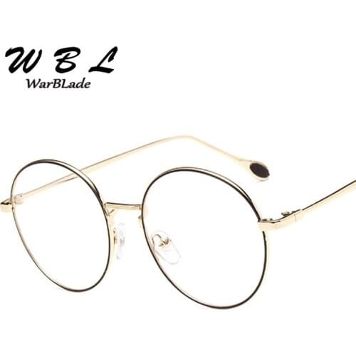 Warblade 2018 New Computer Gaming Glasses Women Anti Blue Ray Men Retro Thin round metal Reading Eyeglasses Brand Designer Hot