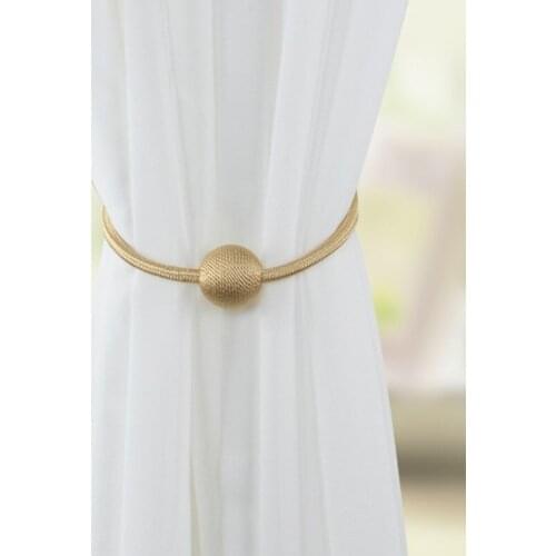 New Curtain Magnetic Buckle Simple Curtain Buckle Classic Fashion Bandage Free Punching Installation Curtain Tether