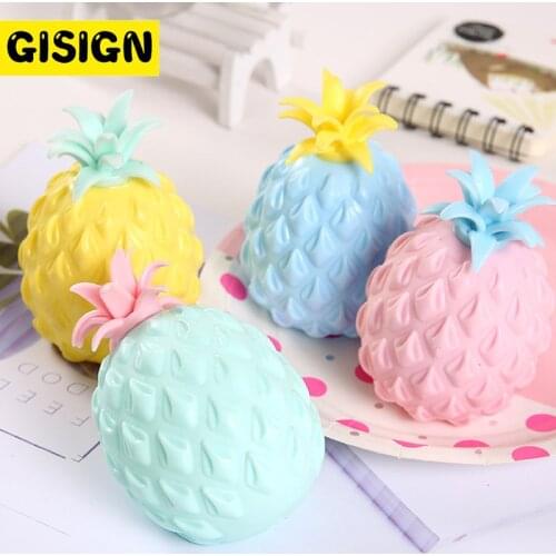 New Anti Stress Child Fun Soft Pineapple Ball Stress Reliever Toy Fidget Adult Squishy Creativity Sensory Toy Gift For Kids