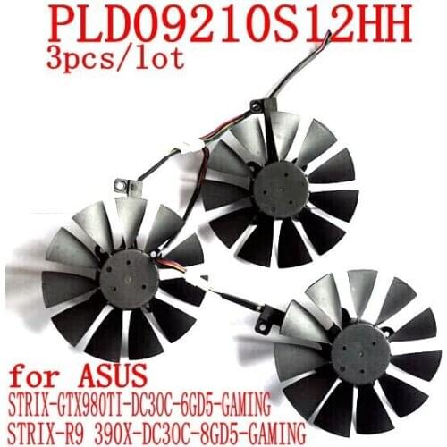 PLD09210S12HH/T129215SU 85MM Diameter Computer VGA cooler Video card fan for ASUS STRIX GTX1070 1080 graphics cards cooling