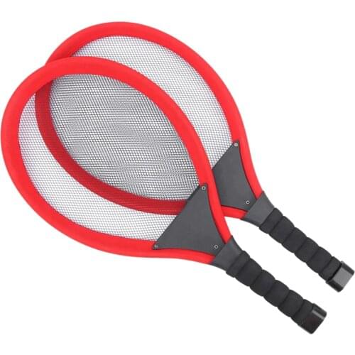 NEW-2Pcs Flexibility Capable Switchable Badminton Racket Racket Set Glowing Badminton Racket Family for Basic Training
