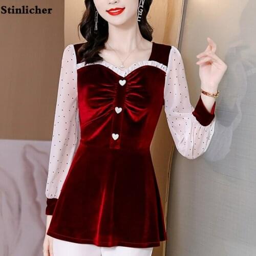 Женские вельветовые рубашки Stinlicher China At AliExpress