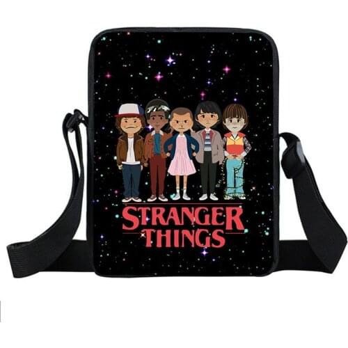 Stranger Things Shoulder Bag Boys Girls Casual Handbags Students daily beautiful Travel Shoulder Bag Mens fashion Crossbody bag