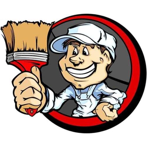 SZWL 3D DIY Fine Waterproof Decal for Professional Painter Cartoon Car Stickers Vinyl JDM Bumper Trunk Truck Graphics,13cm*10cm