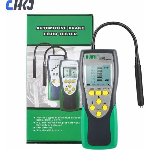 DY23B Brake Fluid Tester Automobile Brake Fluid Test Pen With LED Digital Indicator Check DOT3 DOT4 DOT5 Car Oil Quality