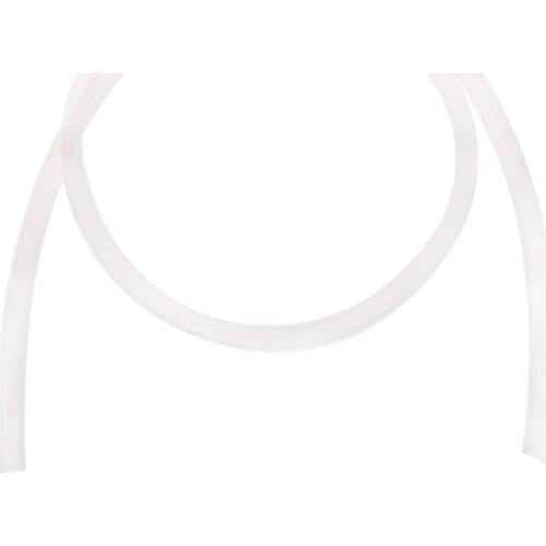 12mm ID x 15mm OD Food Grade Silicone Tube Flexible Hose Pipe 1m Transparent 63HF