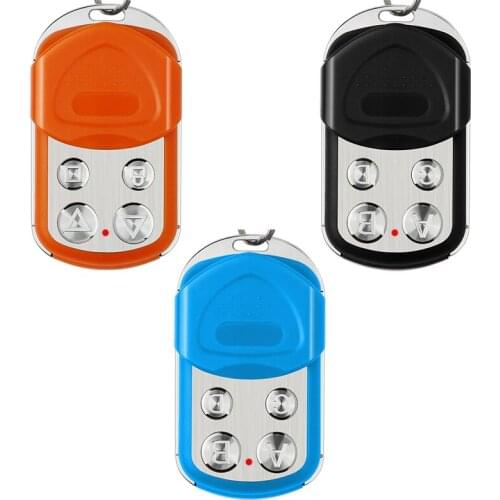 Universal Wireless 433 Mhz Remote Control 433Mhz Learning Code 4 Channel for Gate Garage Door Keys