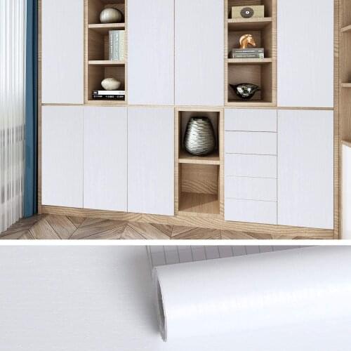 DIY Home Decor Waterproof Self Adhesive Wallpaper in Rolls Restoration Furnitures and Doors Vinyl Wood Pattern Decorative Films