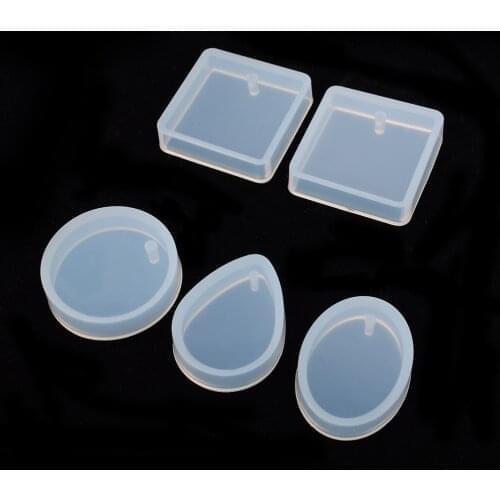1/5 Pieces/set Pendant Silicone Mold Resin Silicone Mould Handmade Tool Epoxy Resin Molds New Arrival