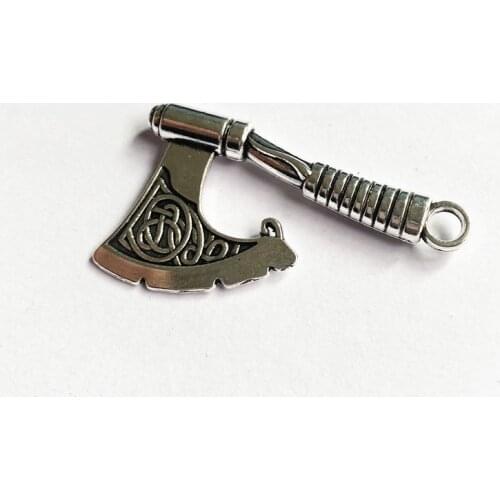 High Quality 12pcs Amulet Alloy Axe Hatchet Charms Connector Pendants ,for DIY Handmade Accessories,Jewelry Making Supplies