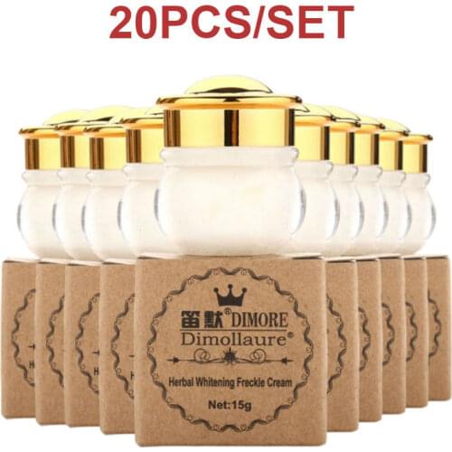 10PC Dimollaure Effective Whitening Freckle Cream Remove Melasma Acne Spot Melanin Dark Spot Pigmentation Moisturizing Skin Care