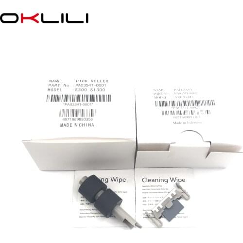 5 X PA03541-0001 PA03541-0002 Consumable Pick Roller Pickup Separation Pad Assembly for Fujitsu ScanSnap S300 S300M S1300 S1300i