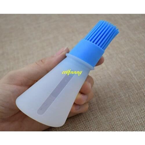 500pcs/lot 11.5cm BBQ Grill Oil Bottle Brush Heat Resisting Silicone BBQ Basting Oil Brushes Pastry Brushes