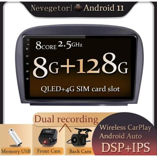 9'' Carplay DSP Android 11 Car GPS Stereo Radio Multimedia For Mercedes Benz SL-Class SL500 R320 WIFI BT 5.0 4G LTE 128GB