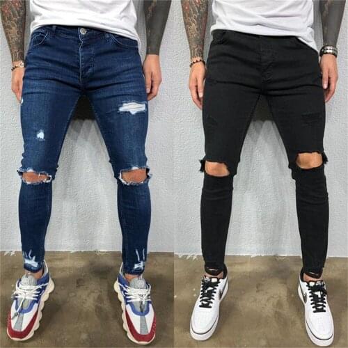 Aerpmiva Ripped Jeans For Men