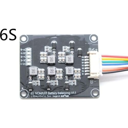 6S Li-ion Lifepo4 Lithium Battery Active Equalizer Balancer Energy Transfer Board BMS 1.2A balance 2 orders