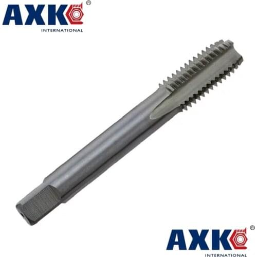 Free shipping 1pc UNC stardard UNF 1-1/4"-12 HSS machine taps straight taps for steel metal workpiece threading purpose using