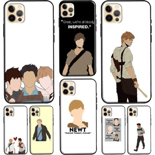 Newt The Maze Runner Soft Case For iPhone 11 Pro Max 12 mini X XR XS MAX 6 6S 7 8 Plus 5S SE 2020 Phone Cover