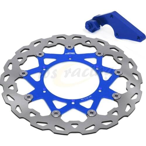 CNC 320MM Motorcycle Front Floating Brake Disc Rotor & Caliper Bracket Adapter For YAMAHA YZ250F YZF250 07-15 YZ450F 08-15