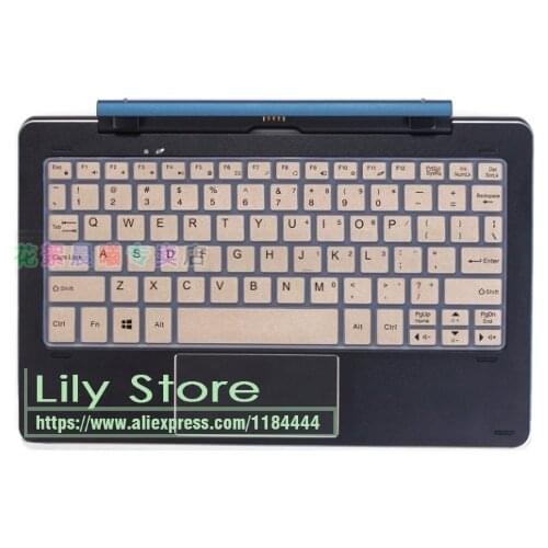 For Cube iWork 10 Windows 10+Android 5.1 Flagship Silicone laptop keyboard protector cover CDK-05 skin For Cube iwork10 10.1inch