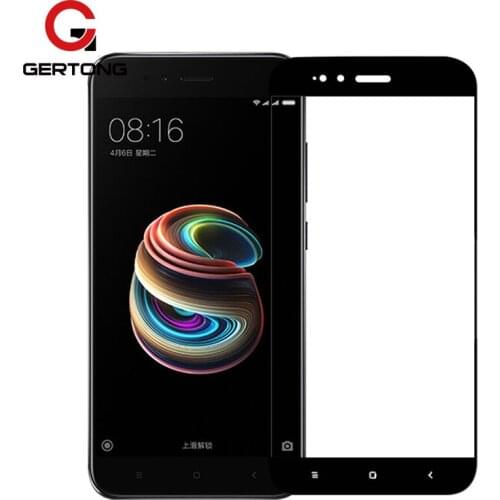 GerTong Full Cover Tempered Glass For Xiaomi Redmi 4X 4A 5 Plus Y1 Lite Note 5A Prime MiA1 Mi5X Screen Protector Protect Film